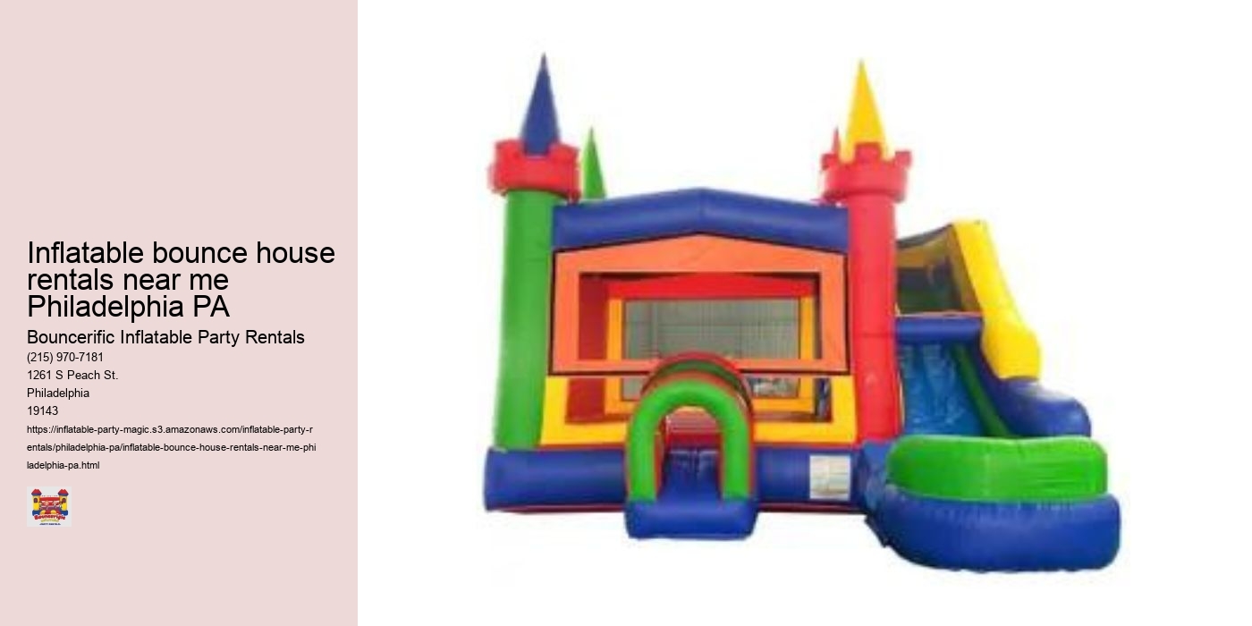Bounce Houses Philadelphia Pa